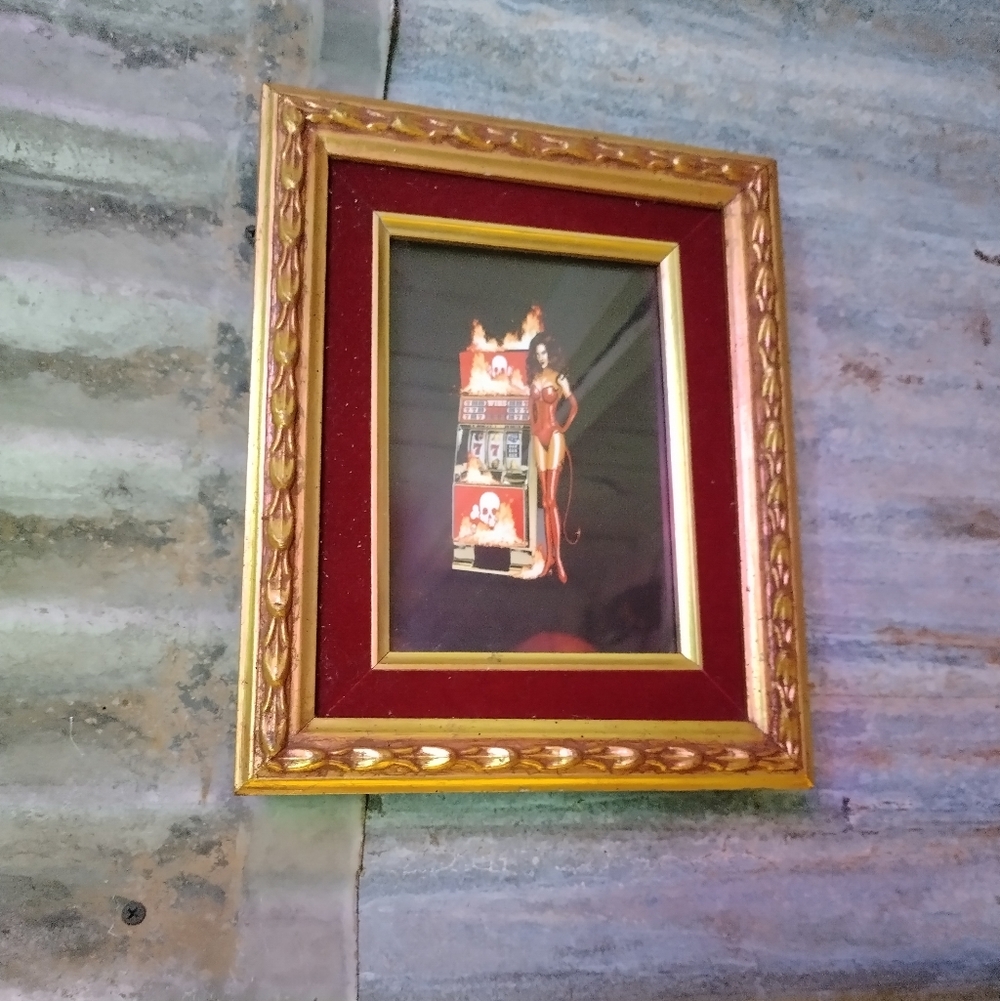 Las Vegas Pinup Hot Rod Rockabilly Framed Art Print By Neon Nicho